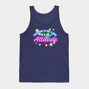 Excellent Attitude Teacher Shirt Tank Top